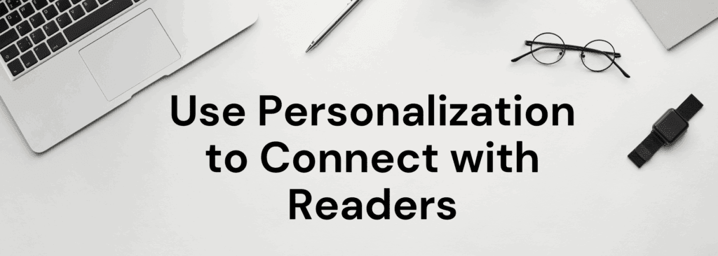 Use Personalization to Connect with Readers